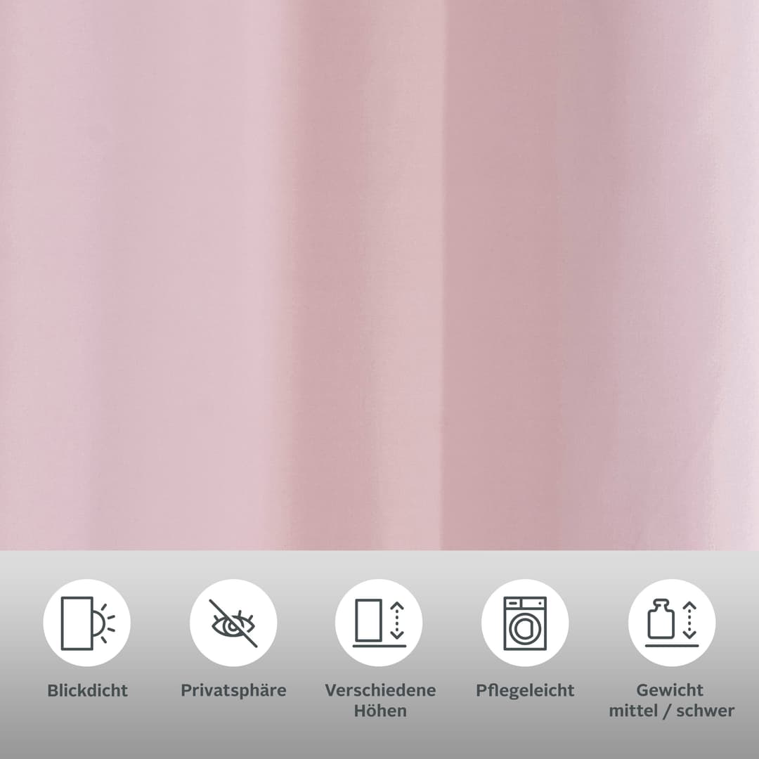 OTTO home Vorhang Parry | Rosa
