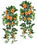 I.GE.A. Künstlicher Rosenhänger | Orange