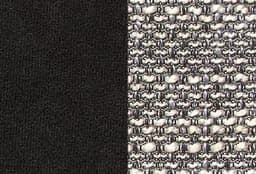 DOMO collection Ecksofa Treviso | Schwarz