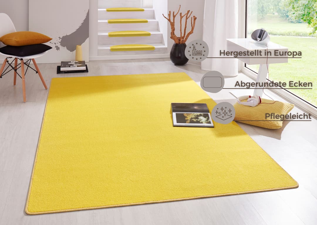 HANSE Home Teppich Fancy | Gelb