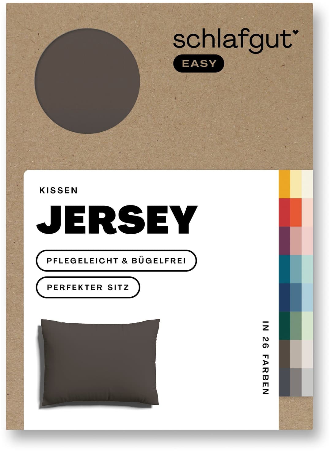 Schlafgut Kissenbezug EASY JERSEY | Beige