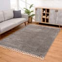 Carpet City Pulpy 100 Hochflor-Teppich | Grau 3