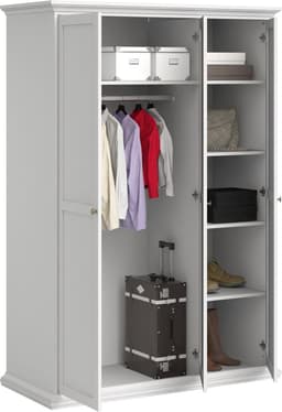 Home affaire Drehtürenschrank Paris | Weiß