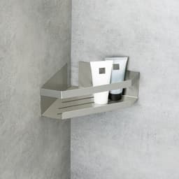 SCHÖNER WOHNEN-Kollektion Eckregal »Meleto« | Silber