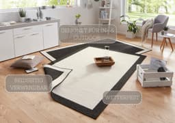 HANSE Home Teppich Panama | Schwarz
