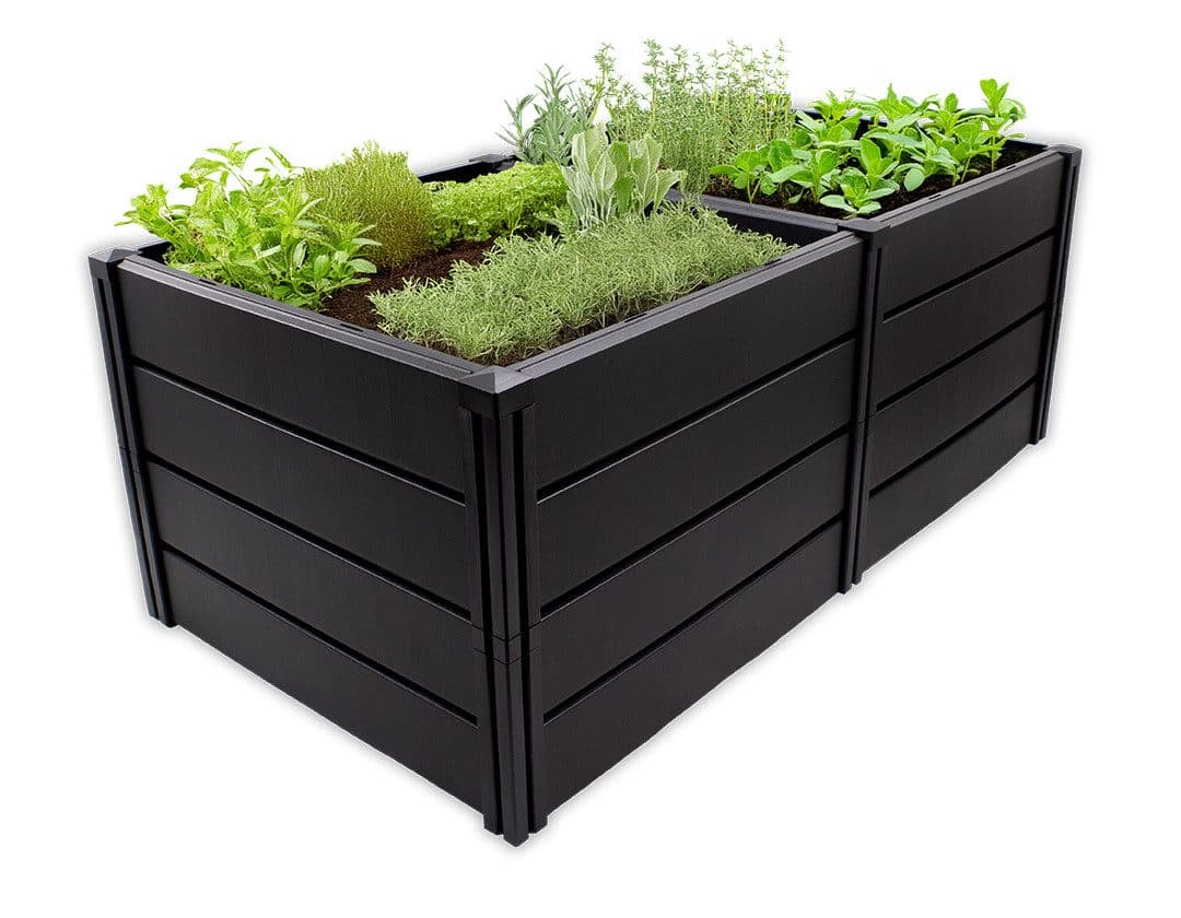 KHW Hochbeet Demeter XL | Schwarz