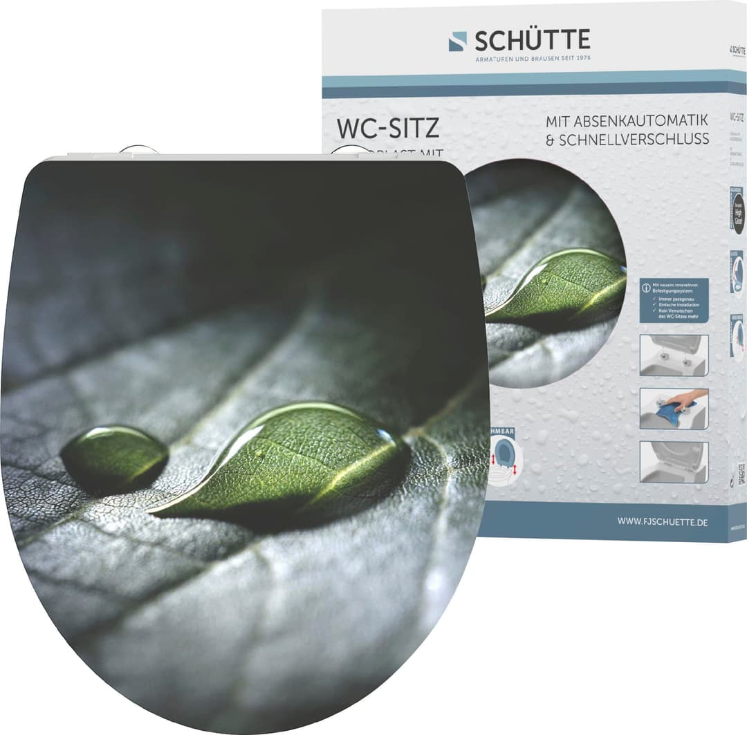 Schütte WC-Sitz Raindrop | Grün