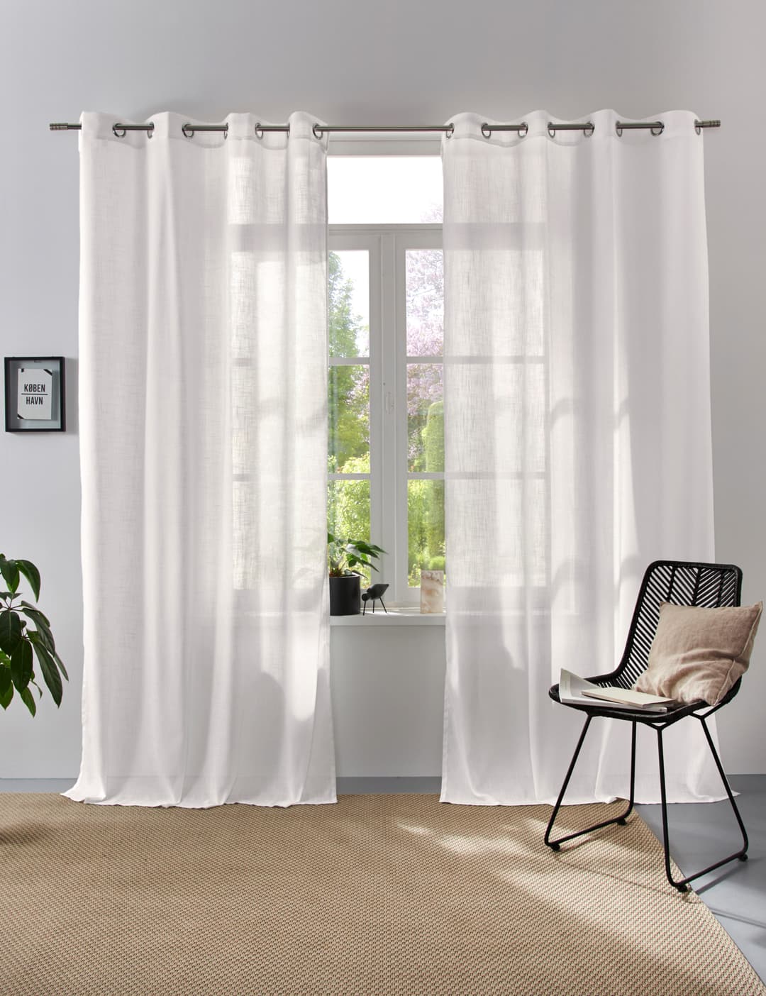 OTTO home Vorhang Linsdorf | Weiß
