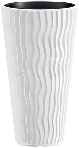 Prosperplast Pflanzkübel Sandy Slim | Weiß