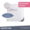 SPESSARTTRAUM Gänsedaunenkopfkissen Premium | Weiß 5