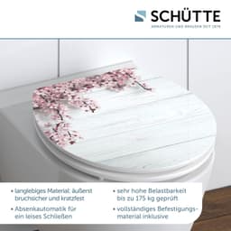 Schütte WC-Sitz Flowers&Wood | Mehrfarbig