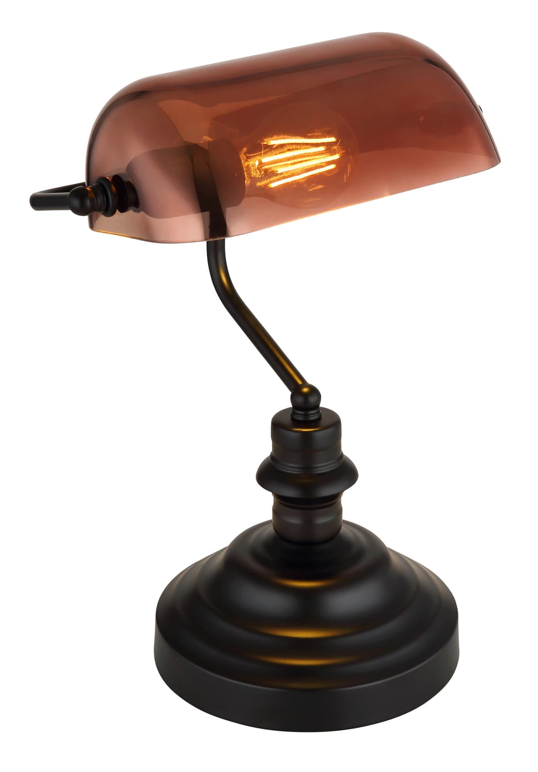 GLOBO LIGHTING Schreibtischlampe ANTIQUE | Schwarz