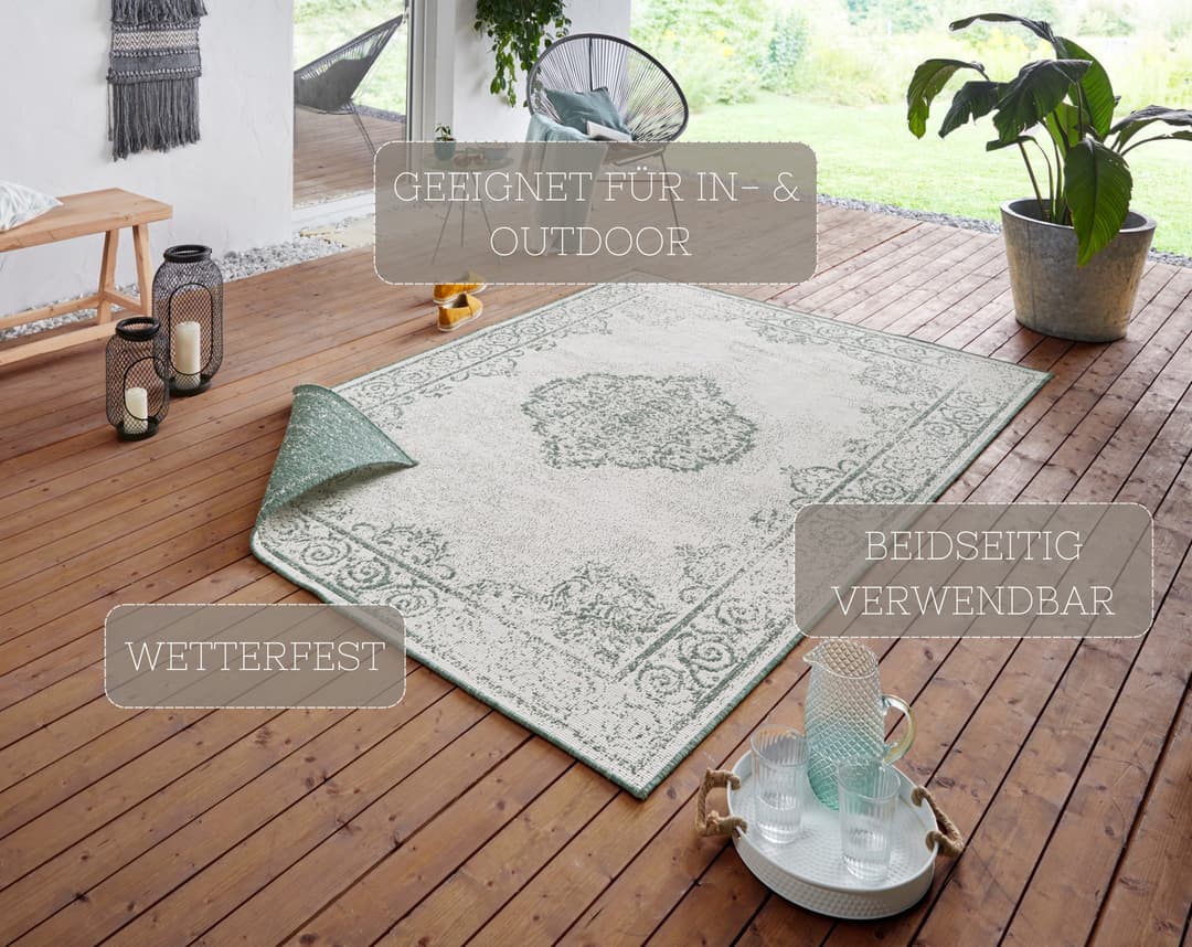 HANSE Home Teppich CEBU Wendeteppich | Beige