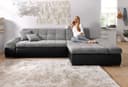 DOMO collection Ecksofa Moric | Grau