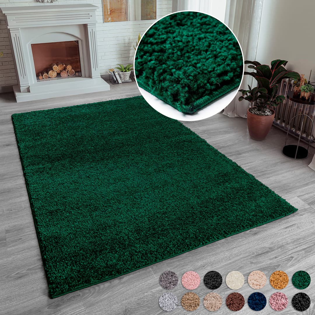 OTTO home Hochflor-Teppich Viva Shaggy | Grün