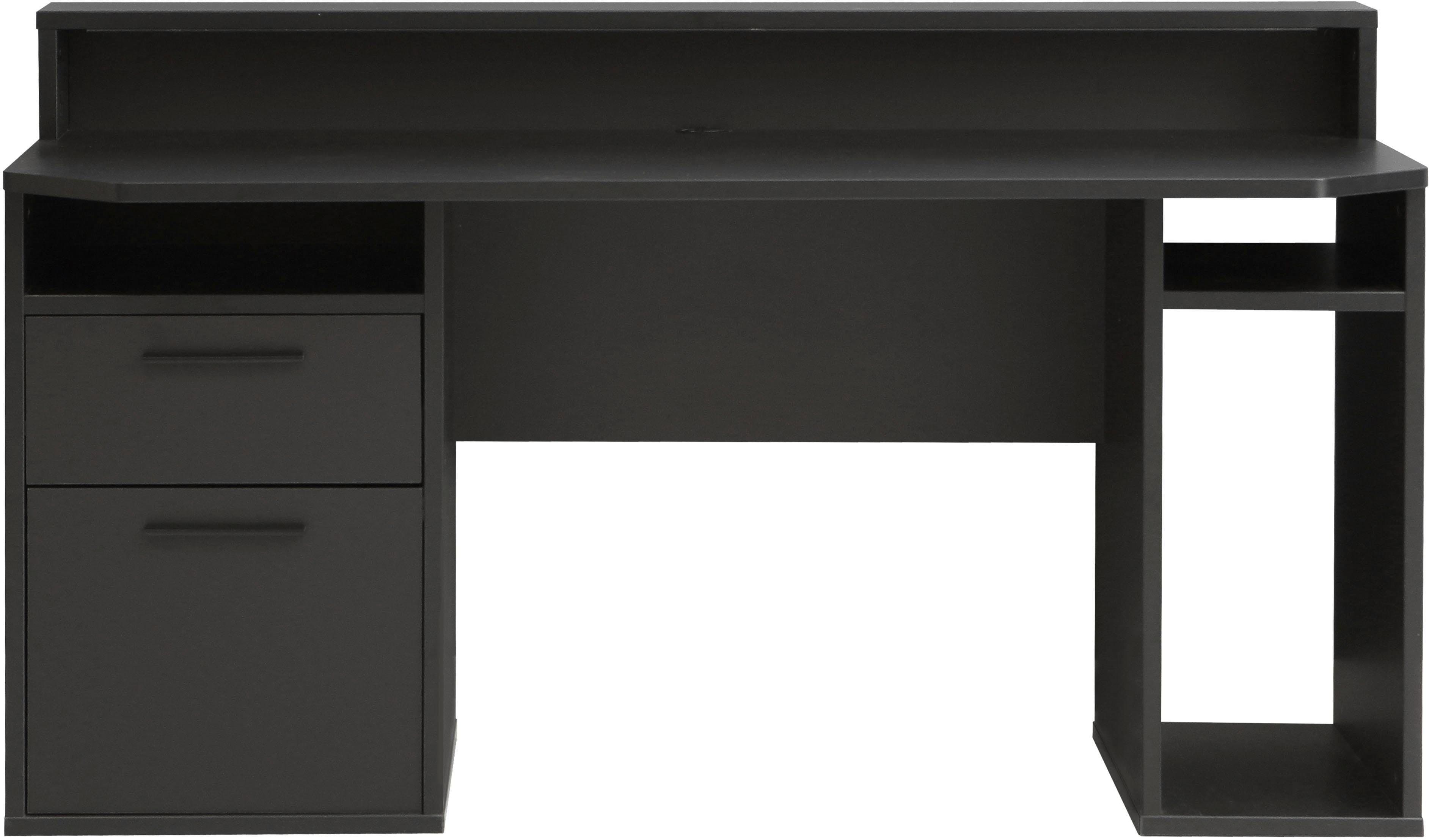 FORTE Gamingtisch Tezaur | Schwarz