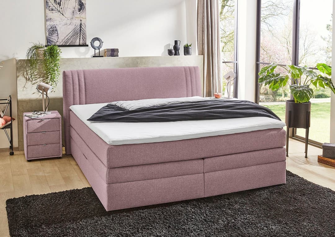 Jockenhöfer Gruppe Boxspringbett Amira | Rosa