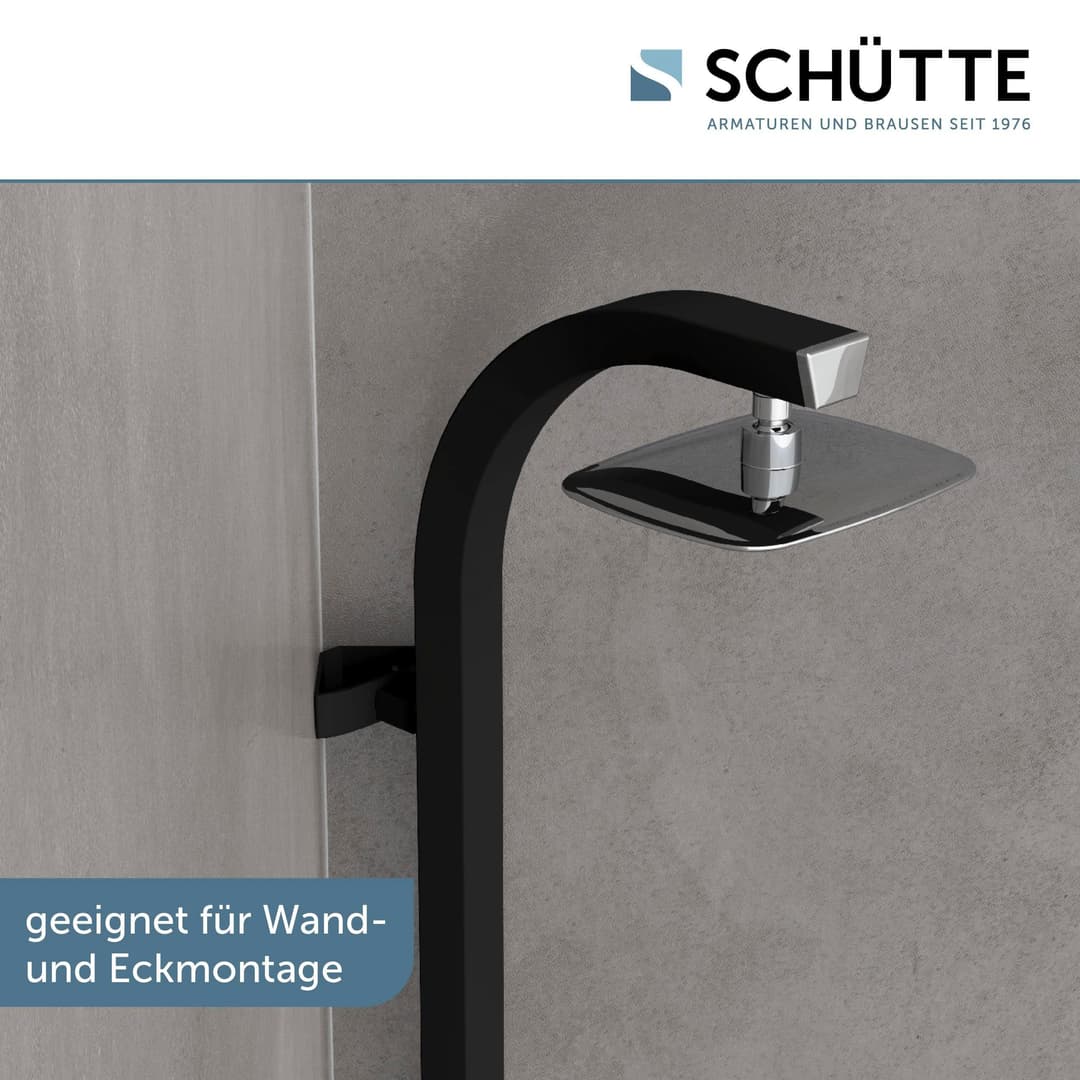 Schütte Brausegarnitur MADAGASKAR | Schwarz