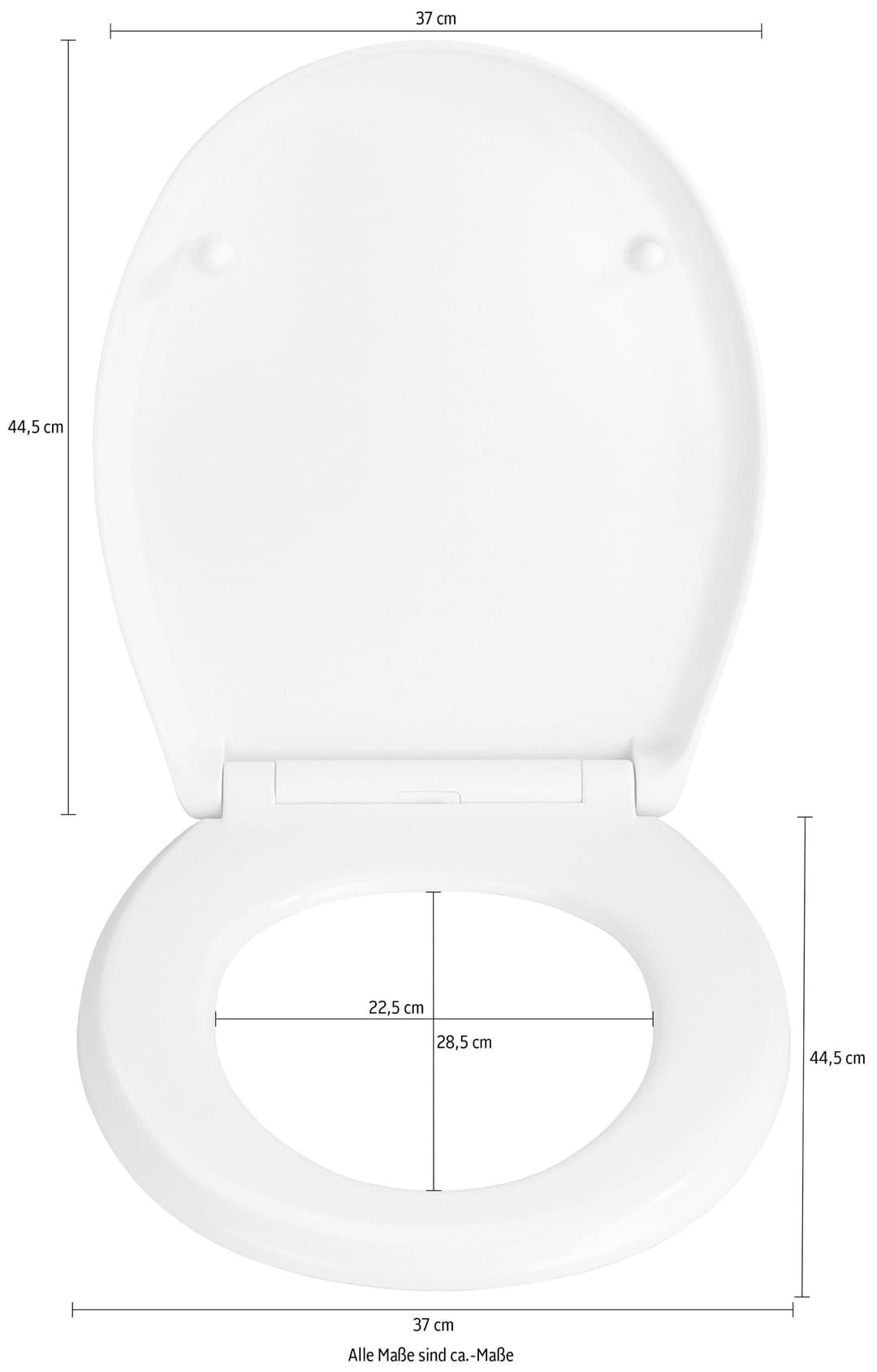 WENKO WC-Sitz Gubbio | Weiß