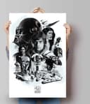 Reinders! Poster Star Wars 40 Jahre | Mehrfarbig 2