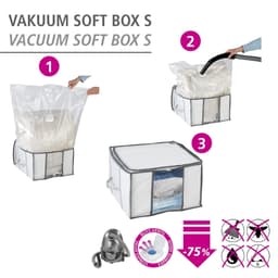 Wenko Vakuum Soft Box S | Weiß