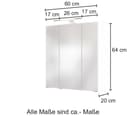 welltime Spiegelschrank Baabe | Weiß 4
