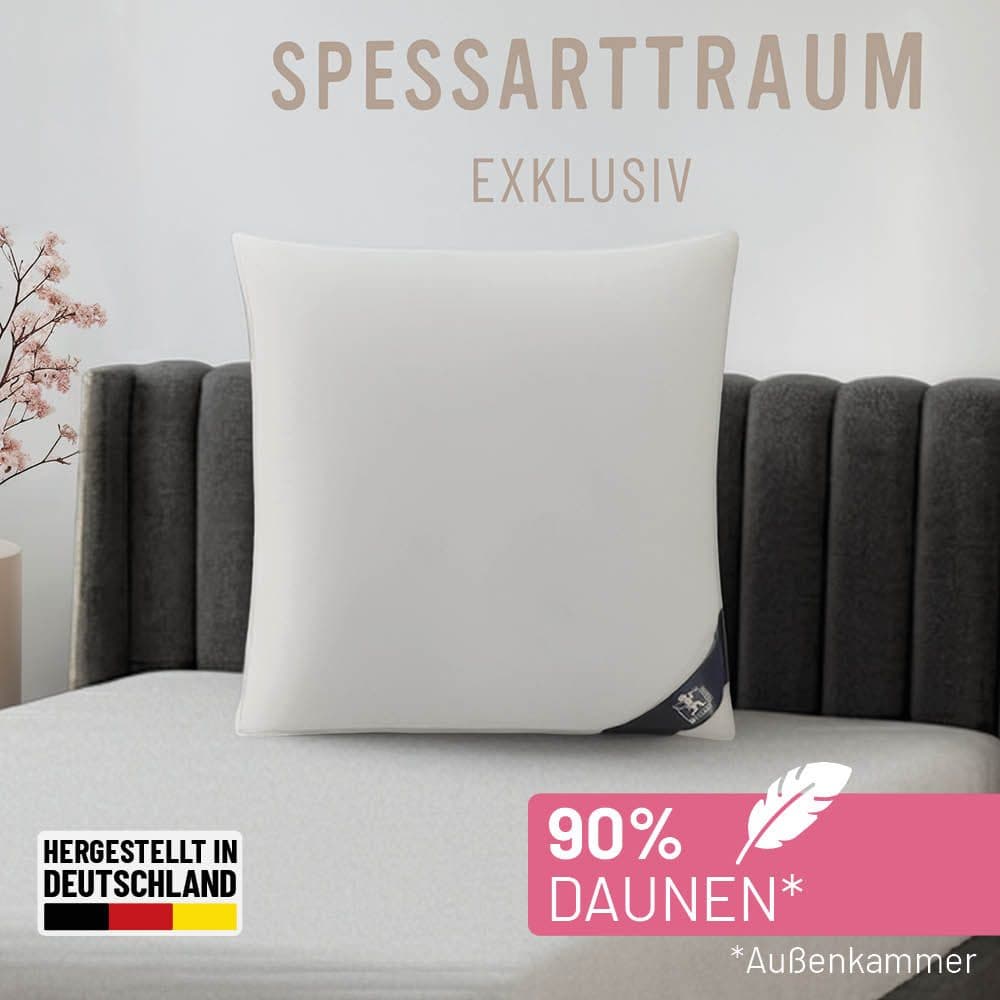 SPESSARTTRAUM 3-Kammer-Kopfkissen Exklusiv | Weiß