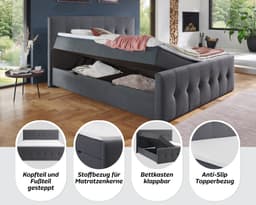 Home affaire Boxbett Tessaja | Grau