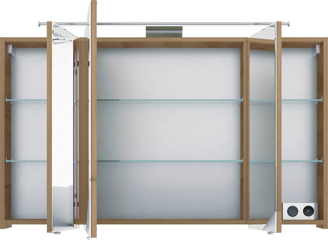 Saphir Spiegelschrank 6005 Sprint Badschrank | Holztöne