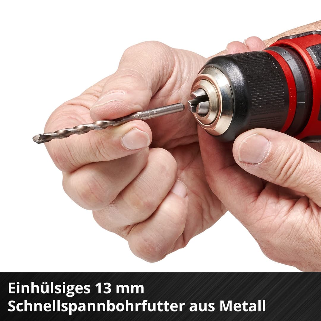 Einhell Akku-Schlagbohrschrauber TE-CD 18/48 Li-i-Solo | Rot