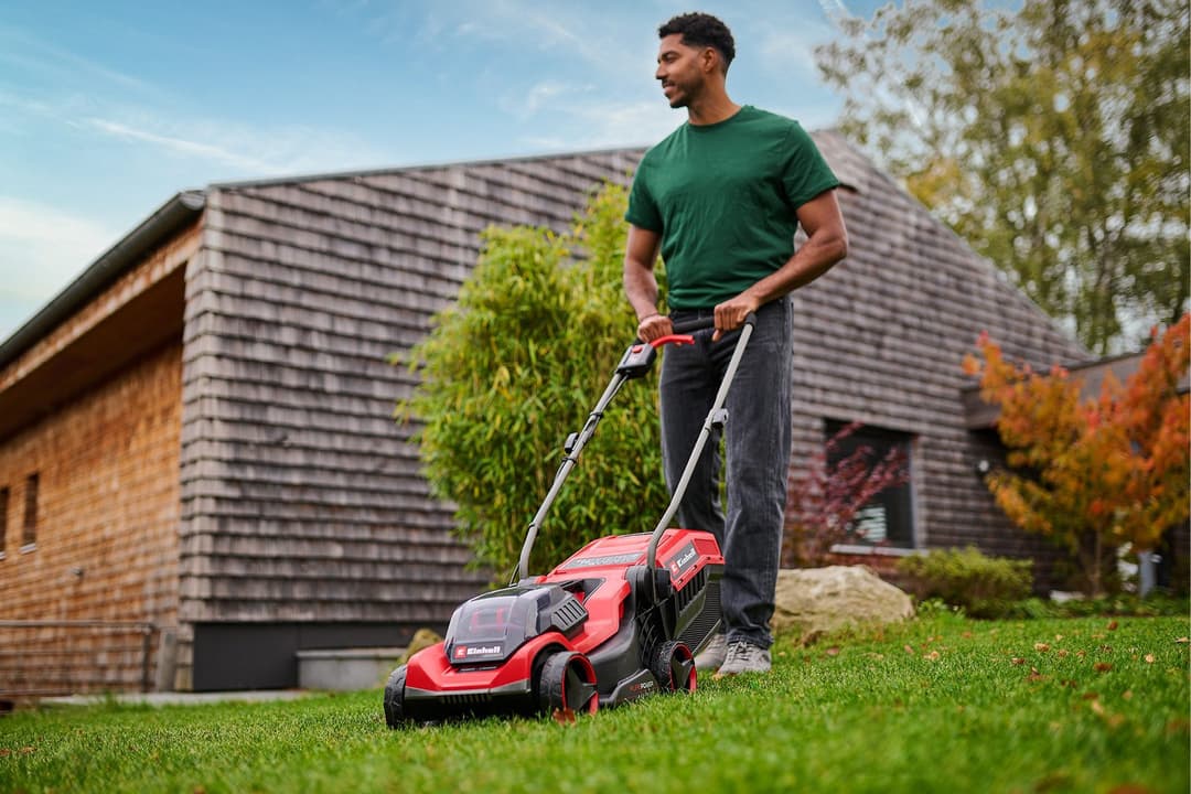 Einhell Akku-Rasenmäher GE-CM 18/30-1 Li BL | Rot