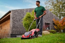 Einhell Akku-Rasenmäher GE-CM 18/30-1 Li BL | Rot