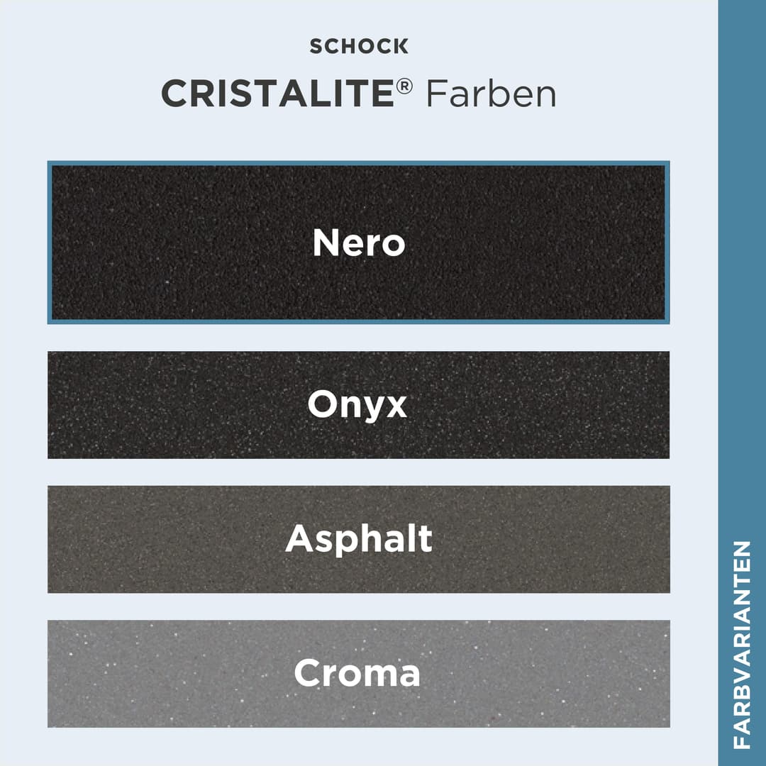 Schock Granitspüle Lucca Plus | Schwarz