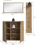 Home affaire Garderoben-Set TATIO | Holztöne 5