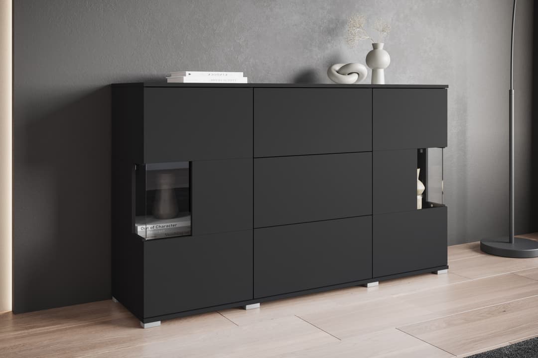 OTTO home Sideboard Kenia | Schwarz