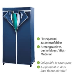 WENKO Stoffschrank Modell Air | Blau