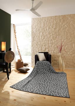 Wohndecke Leo | Grau