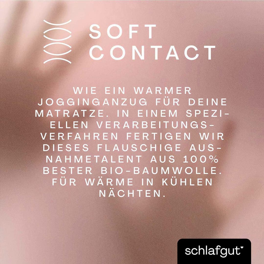 Schlafgut Soft Contact Spannbettlaken | Grau
