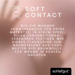 Schlafgut Soft Contact Spannbettlaken | Grau