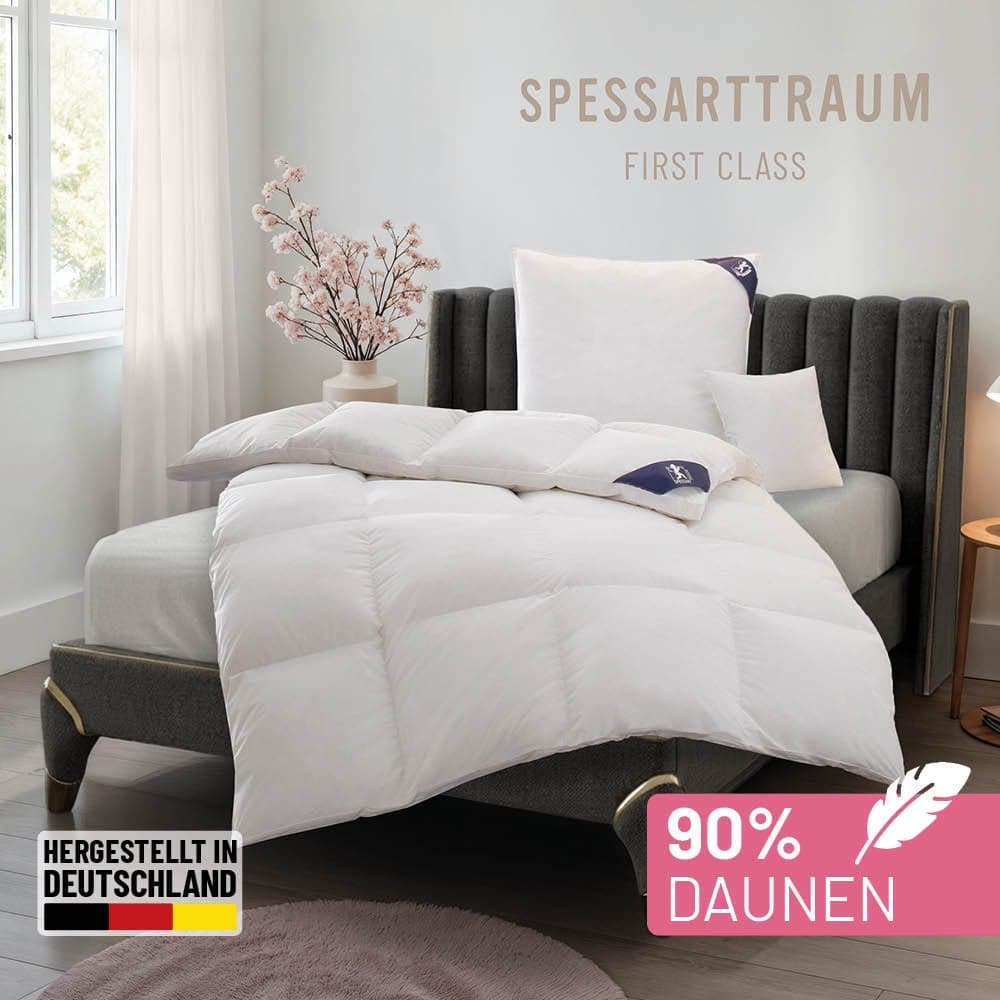 SPESSARTTRAUM Daunenbettdecke First Class | Weiß
