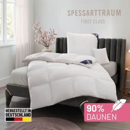 SPESSARTTRAUM Daunenbettdecke First Class | Weiß