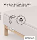 Schlafgut Spannbettlaken PURE TOPPER | Beige
