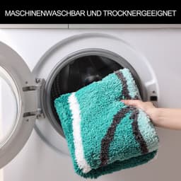 OTTO home Badematte Juna mit Muster | Türkis