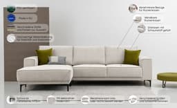 OTTO home Ecksofa Polsterecke Oland | Beige