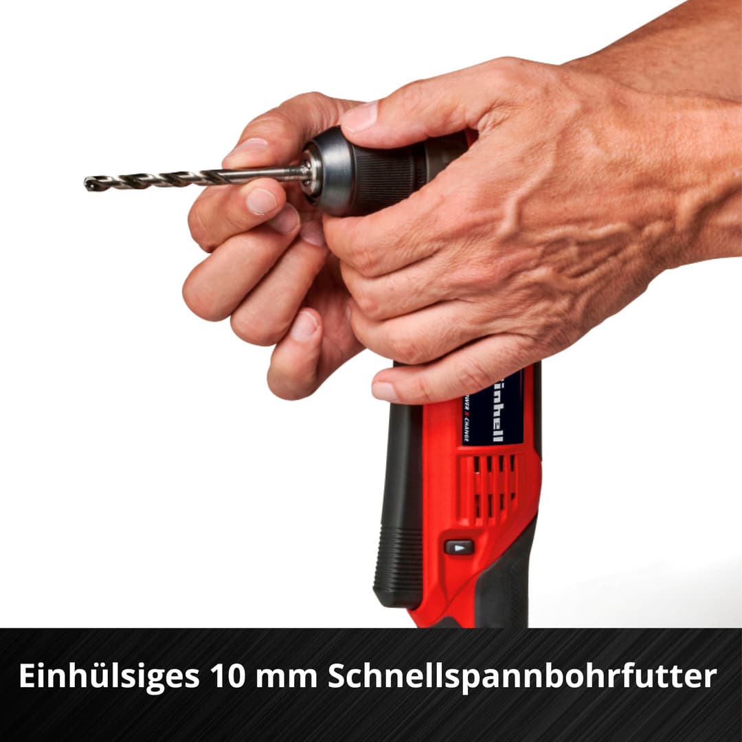 Einhell Akku-Winkelbohrmaschine TE-AD 18 Li - Solo | Rot