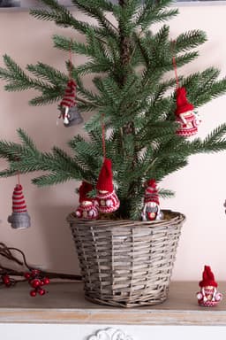 Myflair Möbel & Accessoires Wollwichtel Baumhänger | Rot