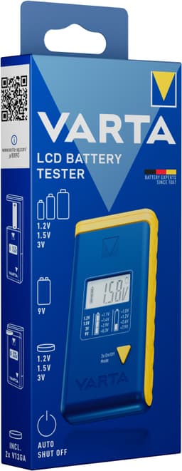 VARTA Batterietester LCD | Blau