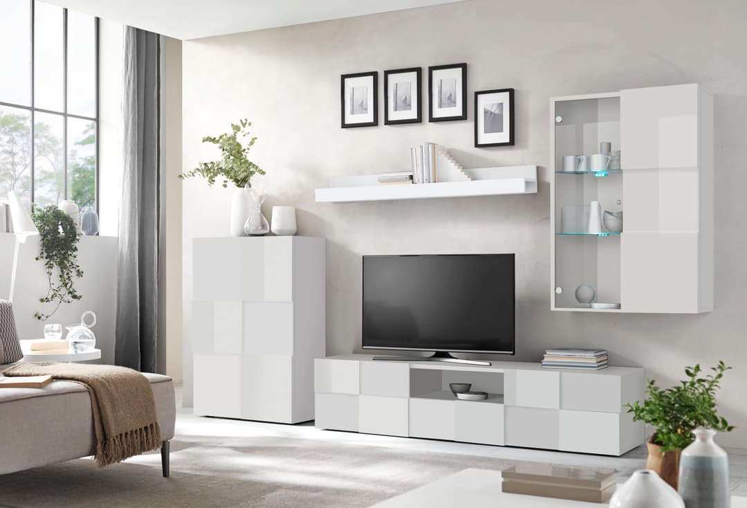 Home affaire Wohnwand Dama | Weiß
