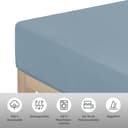 OTTO home Spannbettlaken PHYSALIS | Blau 3