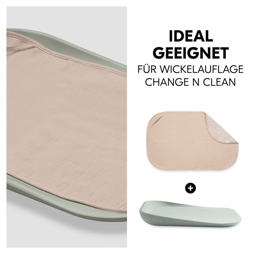 Hauck Wickelauflagenbezug Changing Mat Liner | Beige